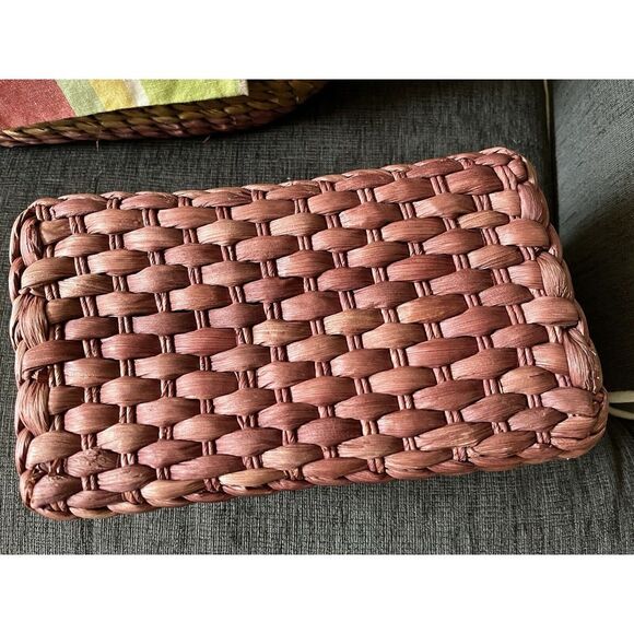 Sun N Sand Sunny Woven Lined Basket Totes w/ Draw Top Buckets - 3 Piece Set - Picture 12 of 14